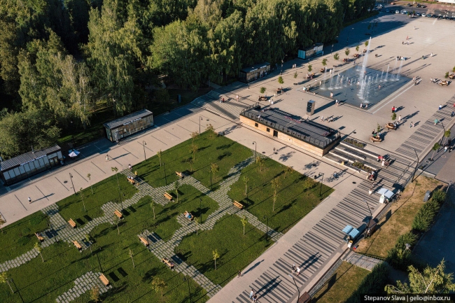 Ижевск с высоты — столица Удмуртии